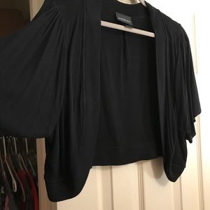 NWT black shrug